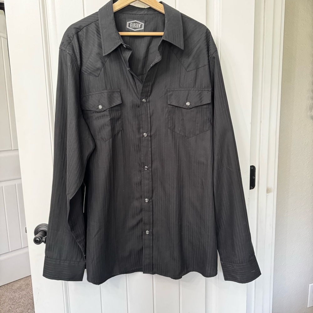 Men’d Black Pearl Snap